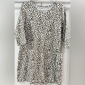 PRELOVED SZ L Lulu-B Chic Animal Print tunic top/mini dress